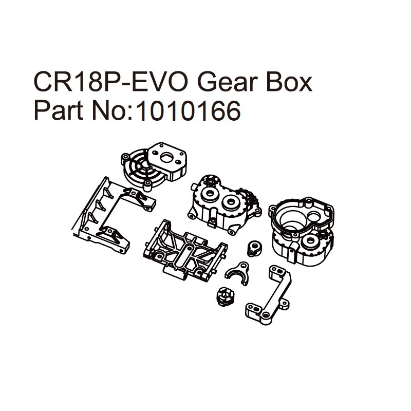 Gear Box - EVO 1:18 - HBP240300