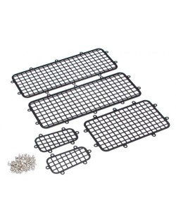 Team Raffee TRC/302320 Grille de protection de vitre latérale en acier inoxydable 1 jeu pour Traxxas TRX-4