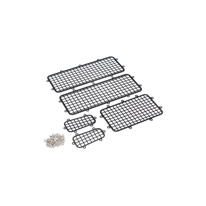Team Raffee TRC/302320 Grille de protection de vitre latérale en acier inoxydable 1 jeu pour Traxxas TRX-4