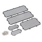 Team Raffee TRC/302320 Grille de protection de vitre latérale en acier inoxydable 1 jeu pour Traxxas TRX-4