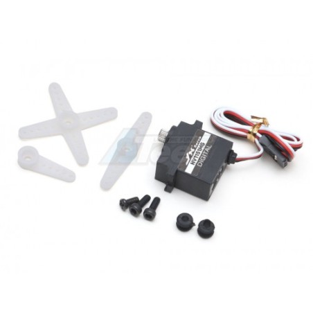 JX Servo High Voltage Mini Servo Waterproof Core Metal Gear 4.5KG 0.08s @ 8.4V for TRX4 BRX01