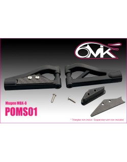 Optima Renforts de triangle supérieur avant Mugen MBX-8 POMS01