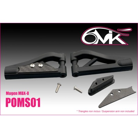 Optima Renforts de triangle supérieur avant Mugen MBX-8 POMS01
