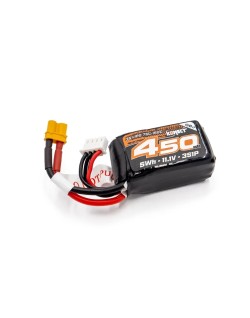 Konect Lipo 450mah 11.1V 75C 3S1P XT30- crawler - KN-LP3S450