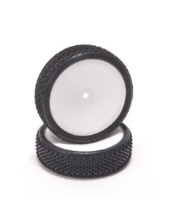 Pneus Splinter AV 2wd Jaune Montés/Collés (2) - SCHUMACHER - U6910