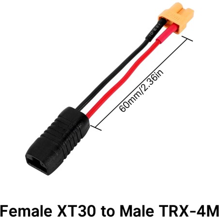 XT30 Femelle vers TRX-4M Male