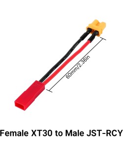 XT30 Femelle vers JST-RCY Male