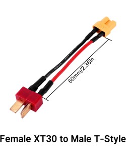 XT30 Femelle T-Style Male