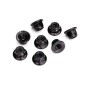 Traxxas Ecrous nylstop 5mm de roues Métal Noir (x8) 8447