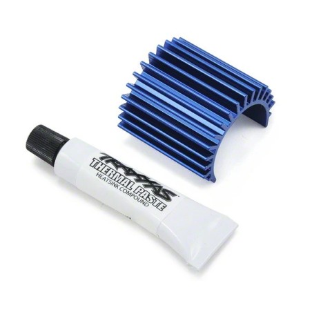 Traxxas Radiateur Alu bleu 380 3374