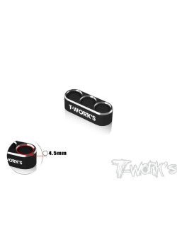 Passe fils 3 trous 4.5mm (12awg) Noir - T-WORKS - EA-046-B4.5-BK