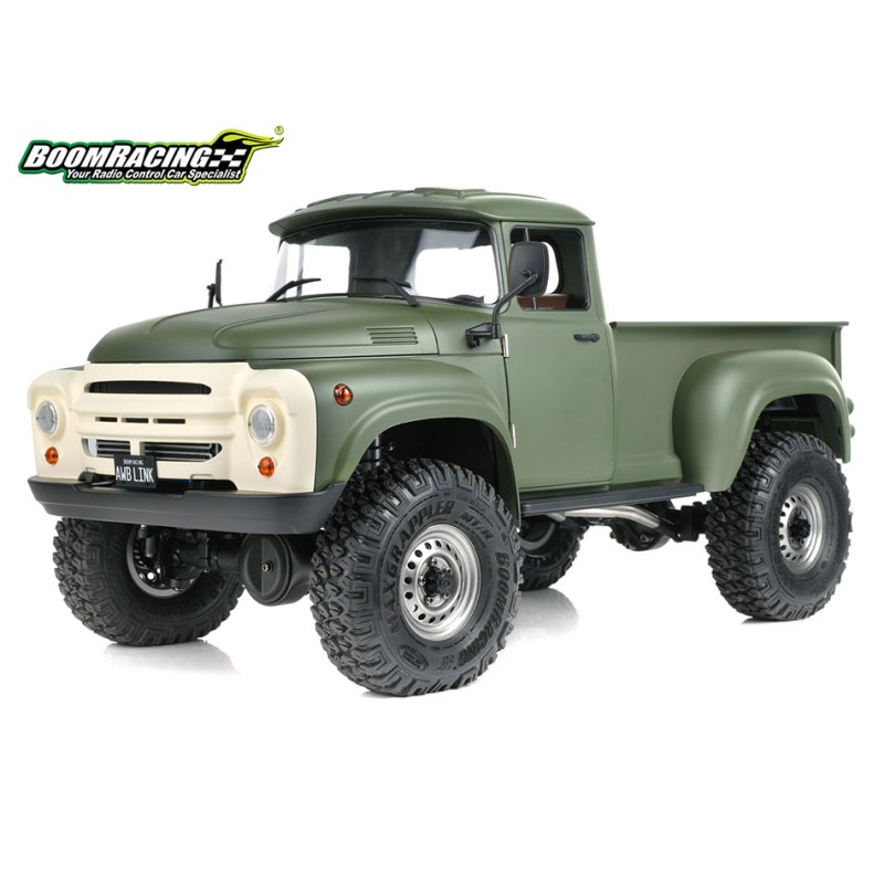 BRX01 AWB Link Adjustable Wheelbase 1/10 4WD Radio Control Chassis Kit (Link Version) With ZIL Pickup Hard Body for BRX01 AWB