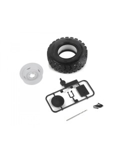 Roue de secours Boom Racing BRX02367R avec support pour porte arrière du Land Rover® Estate Series BRX02 88