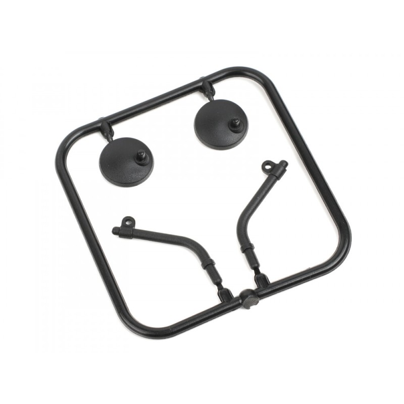 Rétroviseurs latéraux en caoutchouc Boom Racing BRX02347 pour Land Rover Series II pour BRX02 88