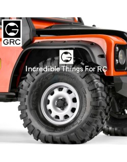 Jante Beadlock en métal GRC 1.9 G10 (2) Blanche