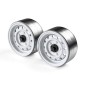 Jante GRC 1.9 12 trous métal classique Beadlock Série III (2) Blanche