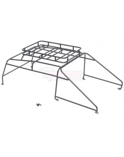 Porte-bagages métallique Team Raffee Co. Adventure avec plateau pour pick-up Team Raffee Co. Defender D110 (TRC-D110)