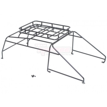 Porte-bagages métallique Team Raffee Co. Adventure avec plateau pour pick-up Team Raffee Co. Defender D110 (TRC-D110)