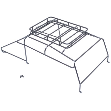 Porte-bagages métallique Team Raffee Co. Adventure avec plateau pour pick-up Team Raffee Co. Defender D110 (TRC-D110)