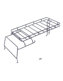 Rack de toit métallique Team Raffee TRC/302214A pour Team Raffee Co. TRC Defender D110 Station Wagon (Team Raffee Co. TRC-D110)
