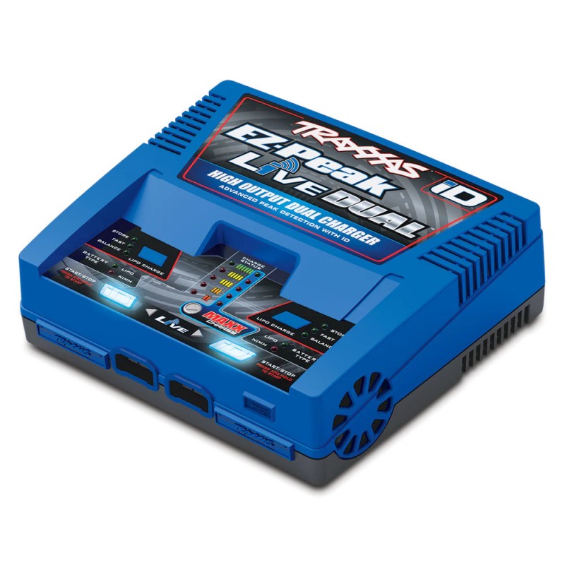 Traxxas Chargeur EZ-Peak Live Dual iD Bluetooth 200W 2973G