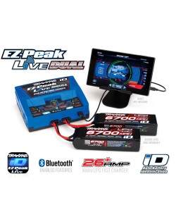 Traxxas Chargeur EZ-Peak Live Dual iD Bluetooth 200W 2973G