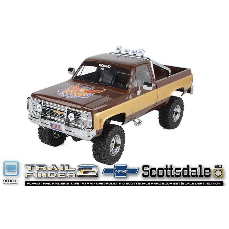Trail Finder 2 LWB RTR avec Chevrolet K10 Scottsdale HardBody RC4WD (Édition Scale Dept.)