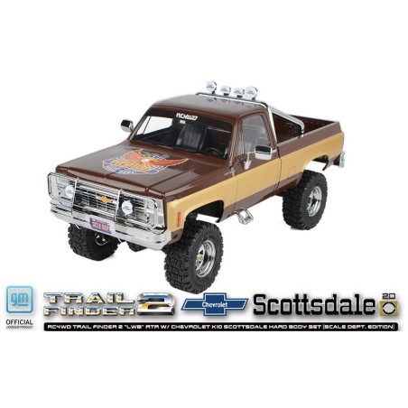 Trail Finder 2 LWB RTR avec Chevrolet K10 Scottsdale HardBody RC4WD (Édition Scale Dept.)