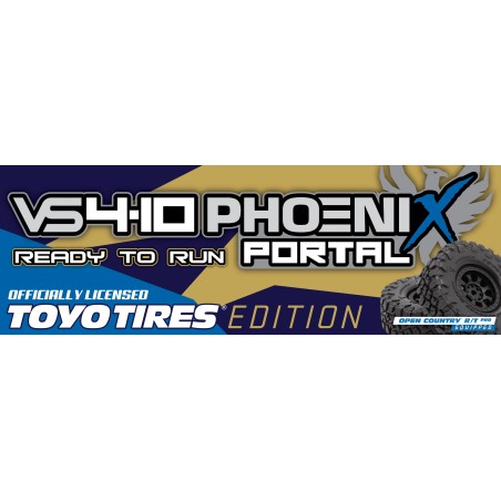 Vanquish VS4-10 Phoenix Portal RTR - Édition Toyo