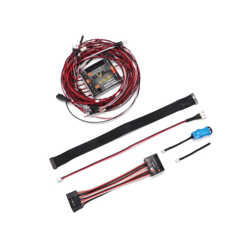 Système de modules d'éclairage LED Boom Racing KUDU™ pour BRX02 TRC D110 4x4 / 6x6 pour BRX02