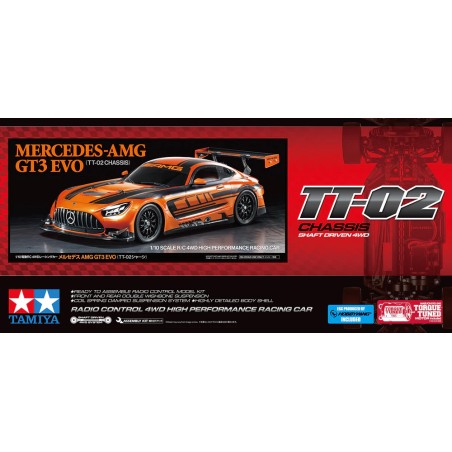 Tamiya TT-02 Mercedes-AMG GT3 EVO KIT 58750