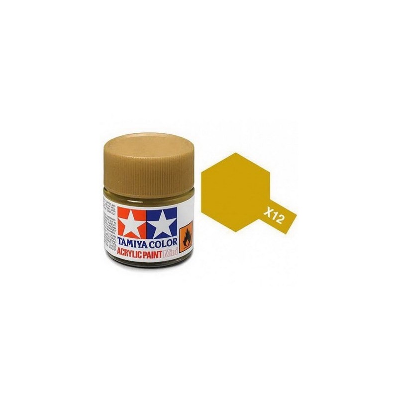 Acrylic paint -X12 Or Métallisé brillant - 81512