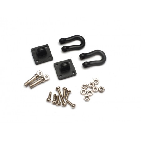 Boom Racing Manille de treuil en aluminium à l'échelle 1/10