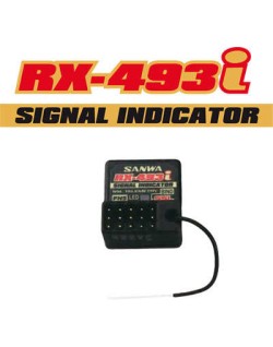 Récepteur Sanwa RX493i 4 voies FH5 SXR Waterproof antenne externe