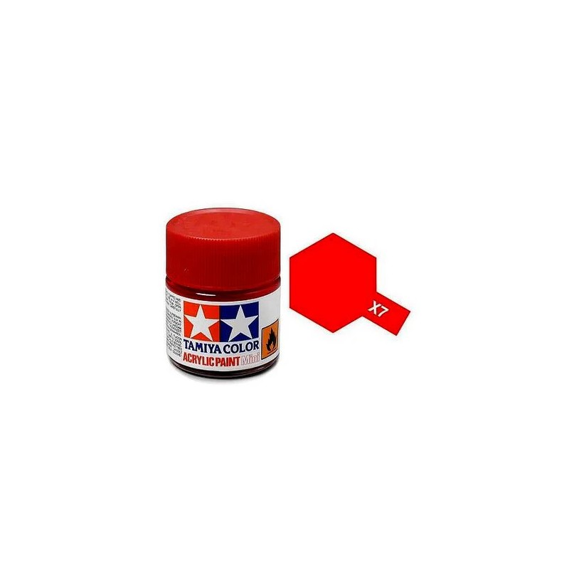 Tamiya Peinture Mini X7 Rouge Brillant 81507