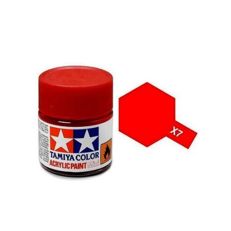 Tamiya Peinture Mini X7 Rouge Brillant 81507