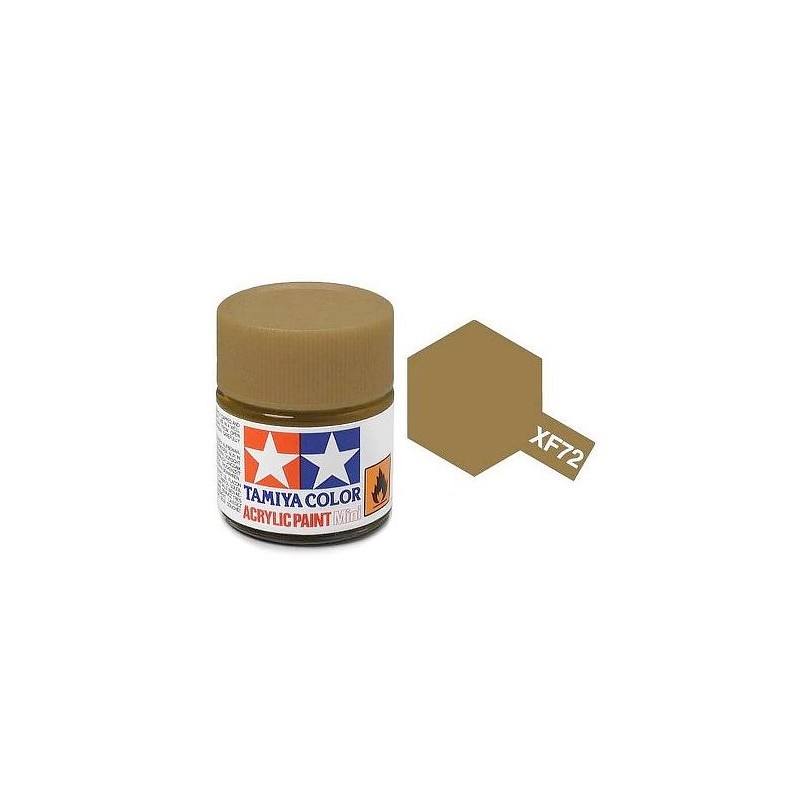 Tamiya Peinture Mini XF72 Brun JGSDF Mat 81772