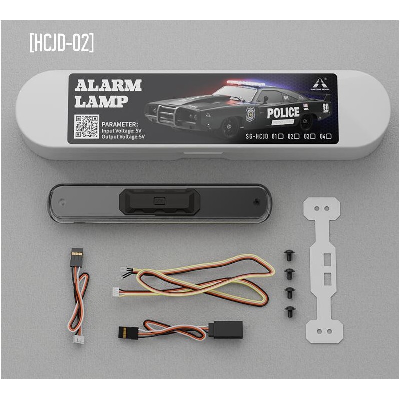 Rampe led  Police 5V SG-HCJD  Lights with 7 Colors and 12 modes for RC Car