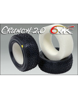 6MIK - Pneus avant « Crunch2.0 » + Insert de gazon artificiel Purple 4x4 (2)