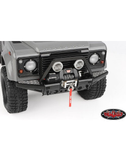 Pare-chocs avant en métal NEU avec aileron et feux pour Gelande II D90/1 RC4WD
