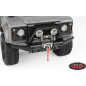 Pare-chocs avant en métal NEU avec aileron et feux pour Gelande II D90/1 RC4WD