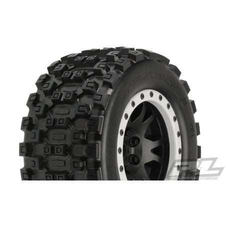 Proline Pneus Badlands MX43 X-Maxx + Jantes Pro-Loc (x2) 10131-13
