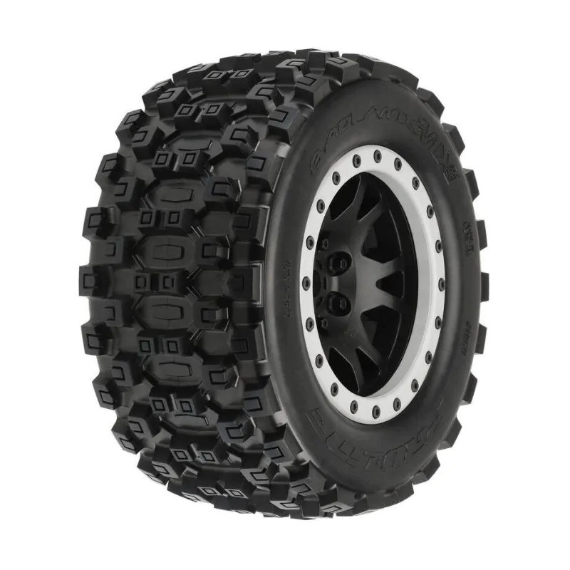 Proline Pneus Badlands MX43 X-Maxx + Jantes Pro-Loc (x2) 10131-13