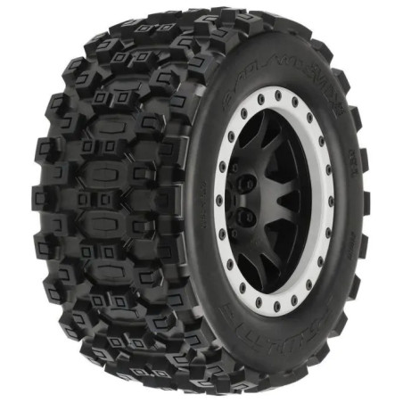 Proline Pneus Badlands MX43 X-Maxx + Jantes Pro-Loc (x2) 10131-13