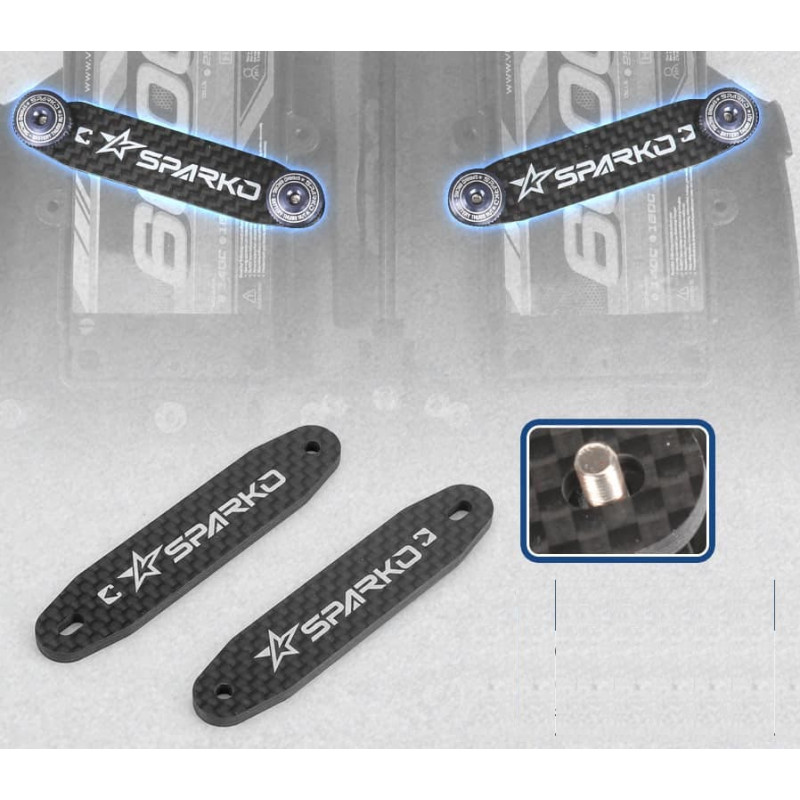 Sangle de batterie en carbone Sparko F8