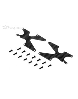 Inserts de bras arrière en carbone Sparko F8 1,5 mm - 2 pièces