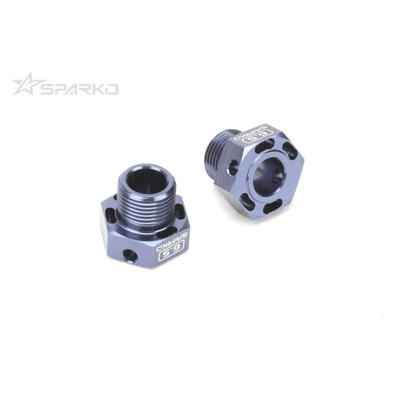 Moyeu hexagonal de roue Sparko F8 6,5 mm (2) - SPKF84041OP