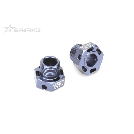 Moyeu hexagonal de roue Sparko F8 6,5 mm (2) - SPKF84041OP