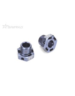 Moyeu hexagonal de roue Sparko F8 5,5 mm (2)  - SPKF84040OP