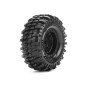 CR-Champ Reifen supersoft auf 1.0 Felge schwarz 7mm (2) LOUISE 1/18-1/24 Mini-Crawler - TRX-4M, SCX24